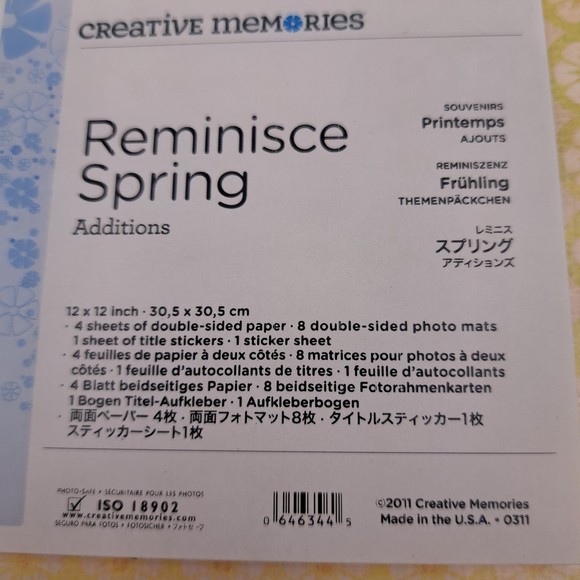 Creative Memories Reminisce Spring - Picture 2 of 3